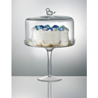  Artland Songbird Pedestal Cake Stand con domo, 13 pulgadas 