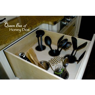  Organizador de utensilios de cajón profundo • Queen Bee of Honey Dos 