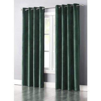  Panel de cortina simple con arandela filtrante de luz sólida Slattery 