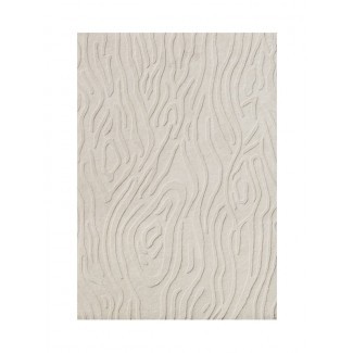  Annie Kim - Alfombra blanca con gorro hecho a mano, área gris, alfombra 