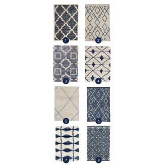  Make Mine Moroccan: ¡Nuevos estilos de alfombra azul para el otoño! - 