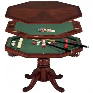  Muebles de sala de juegos - Mesa de billar 3 en 1 