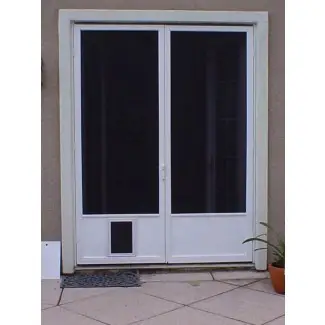  Puerta exterior con puerta para mascotas incorporada Lowes | 
