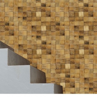  Paneles de pared de madera de ingeniería recuperados de 12 "x 48" en dorado 