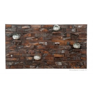  Recuperado Arte de pared de madera con estantes, arte de pared de Ledgewood 