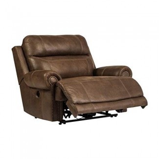  Ashley Furniture Signature Design - Silla reclinable austera - Oversized - Manual Pull Tab Recliner 