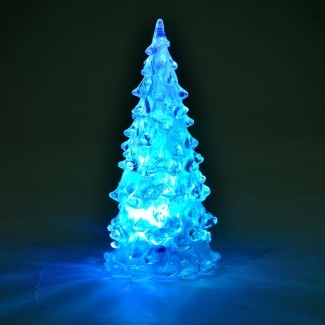  Icy Crystal LED Decoración del árbol de Navidad Luz de la noche ... 