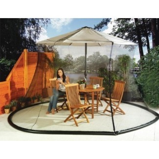  Sombrilla Mosquitera Canopy - Juego de mesa para patio con mosquitera - Gran red premium 