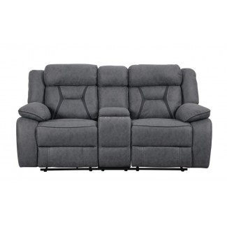  Loveseat reclinable Motion Tien con consola 