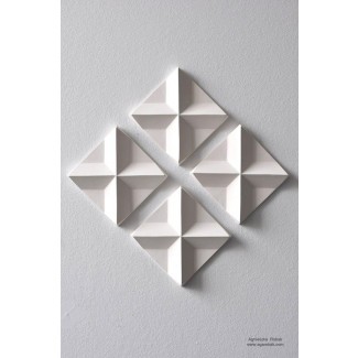  Arte de pared: arte de pared de triángulo 3D (# 10 de 20 fotos) 