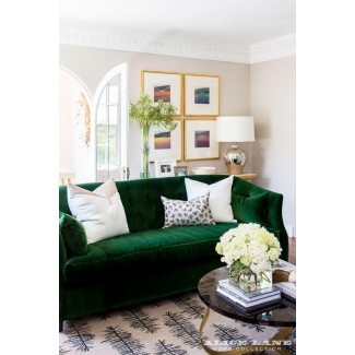  Sofá verde esmeralda Nuevo sofá verde esmeralda 32 en la habitación 