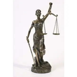  * Oferta * Dama ciega ¡Estatua de la justicia Law Office Lawyer Gift - Magnificent! 