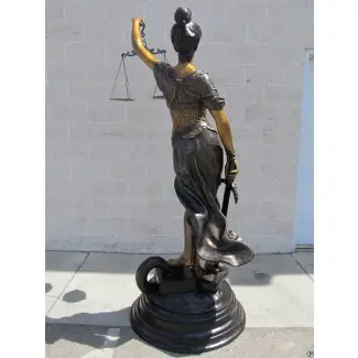  Estatua de bronce de la justicia ciega | Lady Justice Sculpture ... 