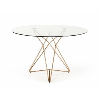  Glass Circle Dining Table Sl Diseño interior Glass Round ... 
