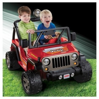  Fisher-Price Power Wheels Jeep Wrangler - Rojo: Target 