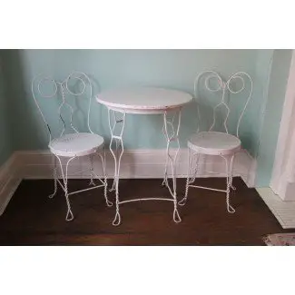  silla de mesa vintage para heladería de VintageChicFurniture 