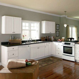  Idea intemporal de cocina: gabinetes de cocina blancos antiguos 