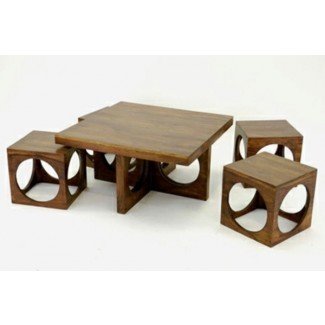  ¡Diseños modernos de la mesa de café con taburete! - Decor10 