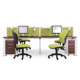  E1212 - Sistema de escritorio de banco para 2 personas - Penningtons Office 