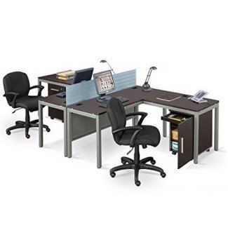  escritorio para estación de trabajo para dos personas - Computer Deskz 