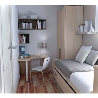  Ilumina el dormitorio pequeño Ideas-02 | Pequeñas habitaciones ... 