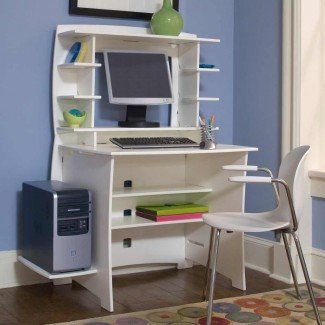  Ideas de escritorio de computadora para espacios pequeños | Joy Studio Design 