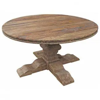  Maris French Country Reclaimed Elm Round Dining Table ... 