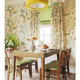 Diseño interior francés país linda decoración floral de la pared ... 