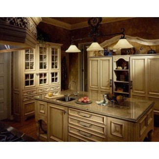  Ideas de diseño de gabinetes de cocina de campo francés ... 