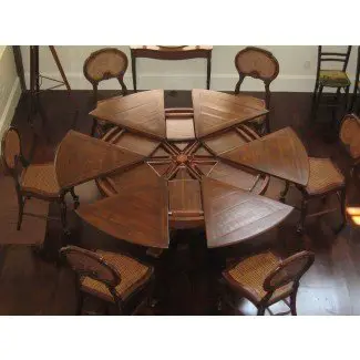  Muebles de lujo de nogal macizo Jupe Dining Table Greenwich, RI. 