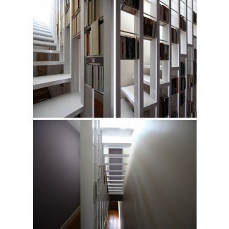 Escaleras con estanterías integradas - Espacio elegante ... 