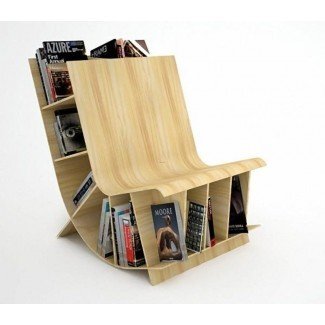  Silla de lectura Bookseat con estantería de ahorro de espacio ... 
