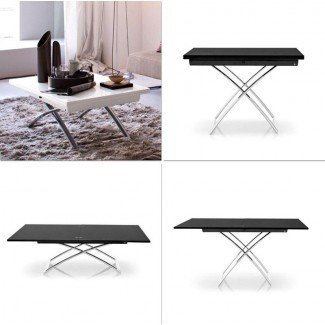  Mesa de centro convertible en comedor | Ideas de diseño de mesas de café 