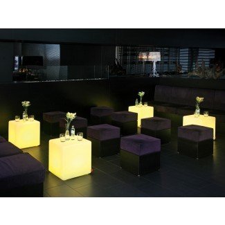  Cube LED Lámparas de mesa con pilas para uso en interiores - 