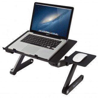  Soporte de escritorio plegable para computadora portátil Portátil ajustable para oficina en casa ... 
