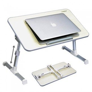  Bandeja de cama de mesa portátil ajustable de calidad Avantree, escritorio de pie portátil 
