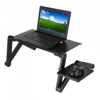  Mesa de escritorio portátil ajustable para computadora portátil Plegable 360 ​​grados ... 