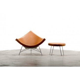  George Nelson para Herman Miller Coconut Chair and Ottoman ... 