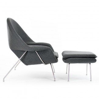  Womb Chair & Ottoman inspirado en Eero Saarinen A Modern 