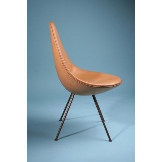  Silla, The Drop Chair. Diseñado por Arne Jacobsen para Fritz 