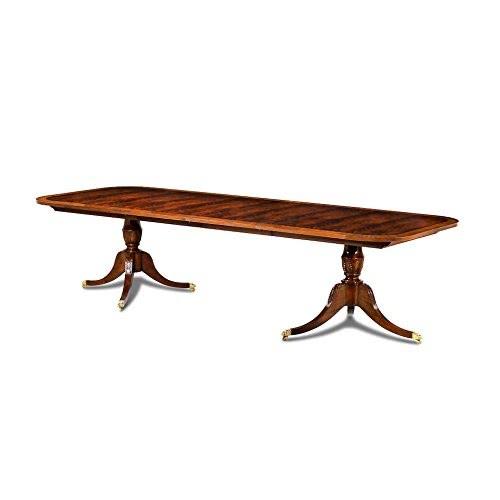 Mesa de comedor Mahogany Duncan Phyfe, mesa de reproducción antigua