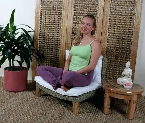 Silla de meditación y yoga