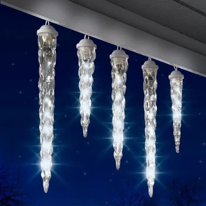 Novelty Plastic Christmas High-Shine Crystal Cluster Twinkle Light String Lights Novedad Plástico Navidad alto brillo Cristal Cluster Twinkle String Lights