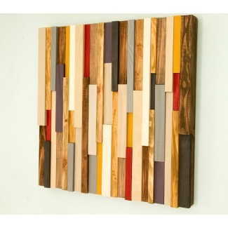  Wood Wall Art, decoración de madera recuperada, 3D, Black Friday 20 