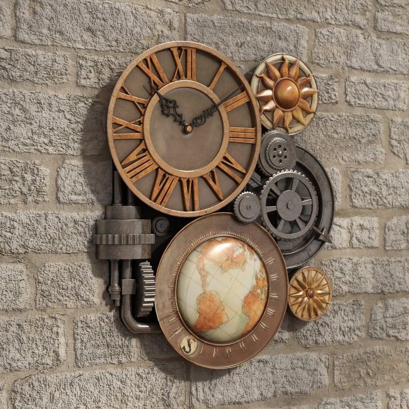  Reloj de pared escultural Oakland Gears 