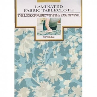  Mantel de tela laminada con estampado floral Blue Corryn 60 x ... 