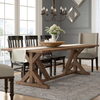  Abbey Solid Wood Dining Table 