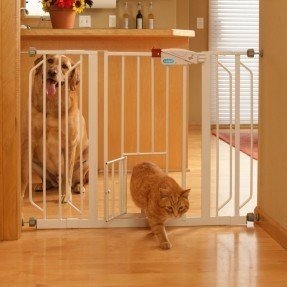  Puerta extra ancha para mascotas con puerta para mascotas 