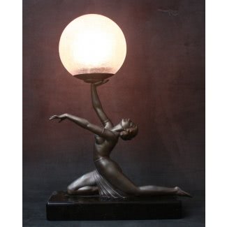  Lámpara de mesa Art Deco Lady 
