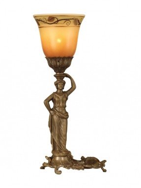  Lámpara de mesa Lady 17.5 "H con pantalla de campana 